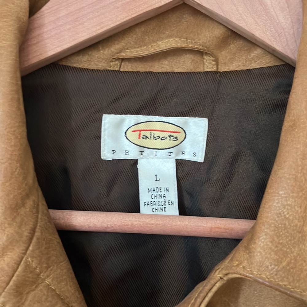 Talbots Leather Jacket - Picture 2 of 7